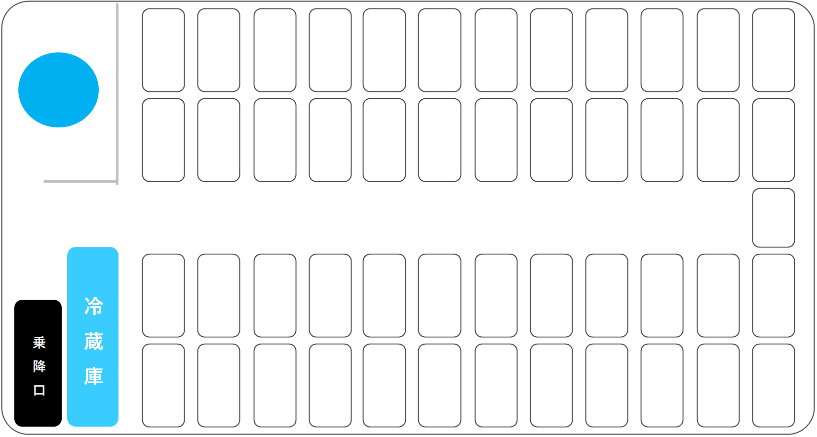 大型バス 座席レイアウト
