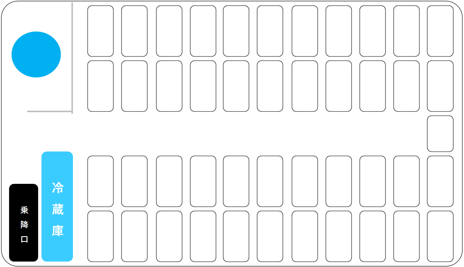 大型バス 座席レイアウト