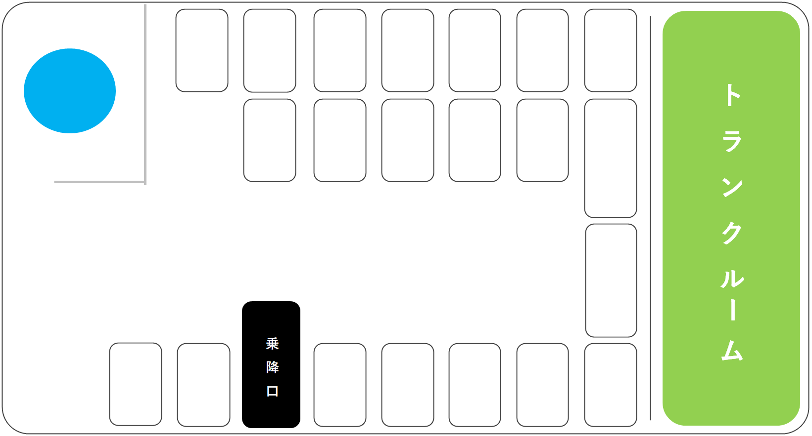 マイクロバス 座席レイアウト
